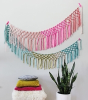 A Beautiful Mess Macrame Yarn Garland